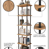Mobitopya Çevir Kur 45 cm Kitaplık (45×177×29 cm)