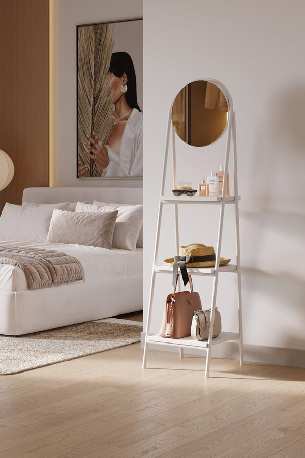 Mobitopya Aynalı Çok Amaçlı Düzenleyici Raf (150×38 cm)