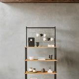 Mobitopya Çevir Kur 4 Raflı Kahve Köşesi Dolabı (71×167×35 cm)