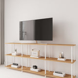 Mobitopya Çevir Kur 200 cm Raflı TV Sehpası (200×71×29 cm)