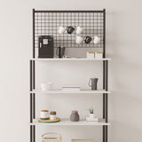 Mobitopya Çevir Kur 4 Raflı Kahve Köşesi Dolabı (71×167×35 cm)