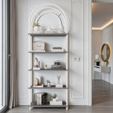 Mobitopya Çevir Kur Bohem Kitaplık | Çok Amaçlı 5 Raflı Dekoratif Dolap 199X71X29 cm