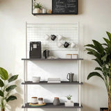 Mobitopya Çevir Kur 4 Raflı Kahve Köşesi Dolabı (71×167×35 cm)