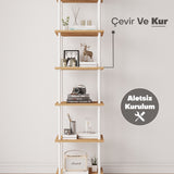 Mobitopya Çevir Kur 45 cm Kitaplık (45×177×29 cm)