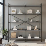 Mobitopya Nilamu 150 cm Kitaplık / Organizer / Ofis / Ev / 5 Raflı Kitaplık/ 150X170*34