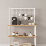 Mobitopya Çevir Kur 3 Raflı Kahve Köşesi Dolabı (71×134×35 cm)