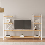 Mobitopya B.D Nilamu Tv Ünitesi Açık Raf Kitaplık Ofis Ev Salon Tv Sehpası