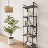 Mobitopya Nilamu 45 cm Kitaplık (45×170×34 cm)