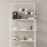 Mobitopya Çevir Kur 4 Raflı Kahve Köşesi Dolabı (71×167×35 cm)