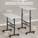 Mobitopya Yükseklik Ayarlı Ergonomik Çalışma Masası