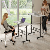 Mobitopya Yükseklik Ayarlı Ergonomik Çalışma Masası – Ev Ofis Bilgisayar Masası