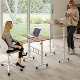 Mobitopya Yükseklik Ayarlı Ergonomik Çalışma Masası – Ev Ofis Bilgisayar Masası