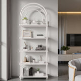 Mobitopya Çevir Kur Bohem Kitaplık | Çok Amaçlı 5 Raflı Dekoratif Dolap 199X71X29 cm