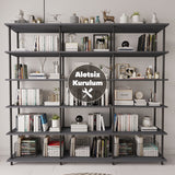 Mobitopya Çevir Kur 200 cm Kitaplık (200×177×29 cm)