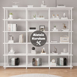 Mobitopya Çevir Kur 200 cm Kitaplık (200×177×29 cm)