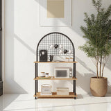 Mobitopya Çevir Kur Çok Amaçlı Kahve Köşesi Dolabı Mutfak Standı Mutfak Dolabı Mutfak Düzenleyici 71X134*35