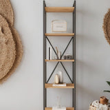 Mobitopya Nilamu 45 cm Kitaplık (45×170×34 cm)