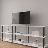 Mobitopya Çevir Kur 200 cm Raflı TV Sehpası (200×71×29 cm)