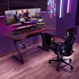 Mobitopya Profesyonel Oyuncu Masası RGB Ledli (140×75×70 cm)