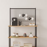 Mobitopya Çevir Kur 3 Raflı Kahve Köşesi Dolabı (71×134×35 cm)