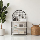 Mobitopya Çevir Kur Çok Amaçlı Kahve Köşesi Dolabı Mutfak Standı Mutfak Dolabı Mutfak Düzenleyici 71X134*35