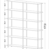 Mobitopya Çevir Kur 150 cm Kitaplık (150×170×29 cm)