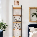 Mobitopya Nilamu 45 cm Kitaplık (45×170×34 cm)