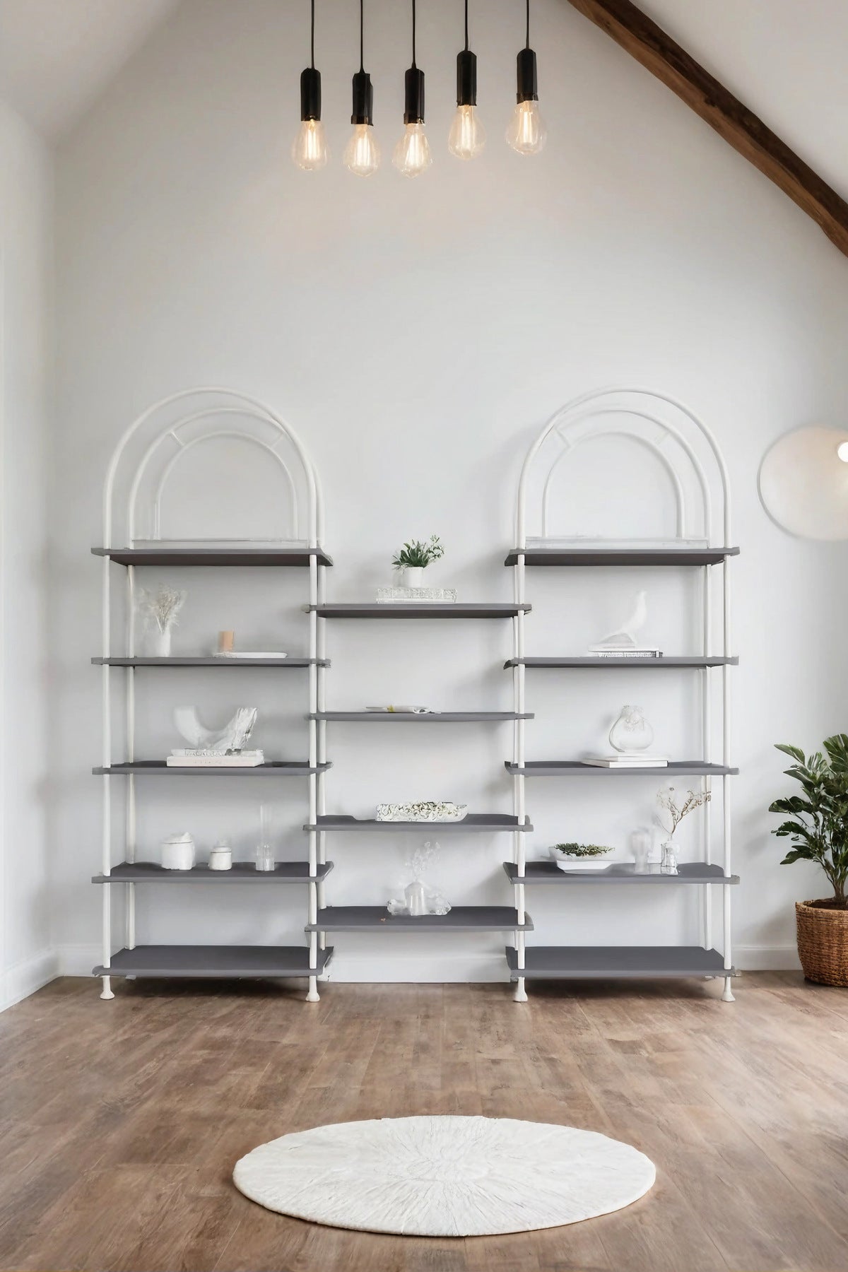 Mobitopya Çevir Kur Bohem Kitaplık – Çok Amaçlı Dekoratif Dolap & Raf 199X203X29