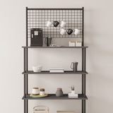 Mobitopya Çevir Kur 4 Raflı Kahve Köşesi Dolabı (71×167×35 cm)