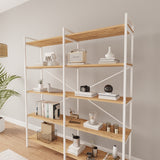 Mobitopya Nilamu 150 cm Raflı Kitaplık (150×170×34 cm)