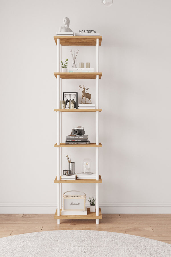 Mobitopya Çevir Kur 45 cm Kitaplık (45×177×29 cm)