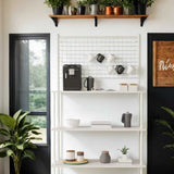 Mobitopya Çevir Kur 4 Raflı Kahve Köşesi Dolabı (71×167×35 cm)