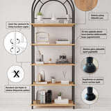 Mobitopya Çevir Kur Bohem Kitaplık (199×71×29 cm)