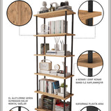 Mobitopya Çevir Kur 65 cm Kitaplık (65×177×29 cm)