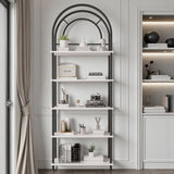 Mobitopya Çevir Kur Bohem Kitaplık | Çok Amaçlı 5 Raflı Dekoratif Dolap 199X71X29 cm