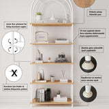 Mobitopya Çevir Kur Bohem Kitaplık (199×71×29 cm)