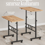 Mobitopya Yükseklik Ayarlı Ergonomik Çalışma Masası