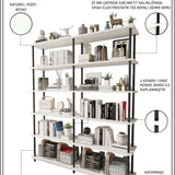 Mobitopya Çevir Kur 150 cm Kitaplık (150×170×29 cm)