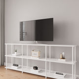 Mobitopya Çevir Kur 200 cm Raflı TV Sehpası (200×71×29 cm)