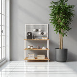 Mobitopya Çevir Kur Raflı Kahve Köşesi Dolabı | Mutfak Düzenleyici Stand 71X134*35