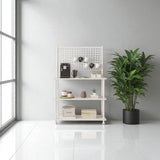 Mobitopya Çevir Kur Raflı Kahve Köşesi Dolabı | Mutfak Düzenleyici Stand 71X134*35