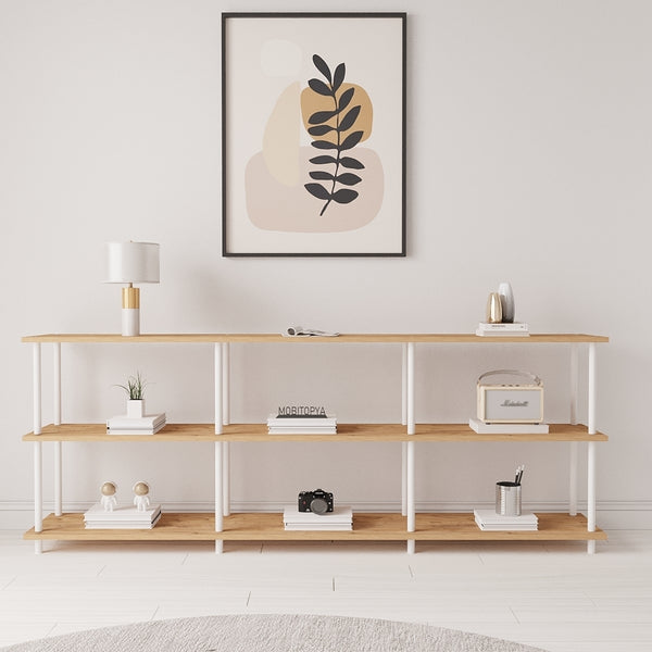 Mobitopya Çevir Kur 200 cm Bd Raflı Konsol 200X75*29 cm