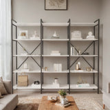 Mobitopya Nilamu 200 cm Kitaplık | Metal Gövde Açık Raflı Organizer Ve Düzenleyici