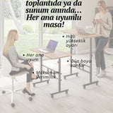 Mobitopya Yükseklik Ayarlı Ergonomik Çalışma Masası
