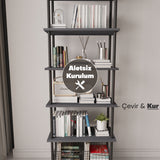 Mobitopya Çevir Kur 65 cm Kitaplık (65×177×29 cm)