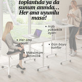 Mobitopya Yükseklik Ayarlı Ergonomik Çalışma Masası