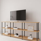 Mobitopya Çevir Kur 200 cm Raflı TV Sehpası (200×71×29 cm)