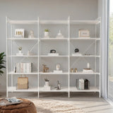 Mobitopya Nilamu 200 cm Kitaplık | Metal Gövde Açık Raflı Organizer Ve Düzenleyici