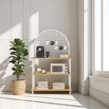 Mobitopya Çevir Kur Çok Amaçlı Kahve Köşesi Dolabı Mutfak Standı Mutfak Dolabı Mutfak Düzenleyici 71X134*35