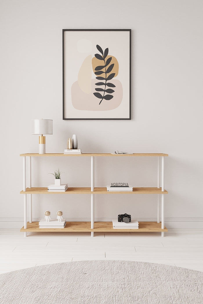 Mobitopya Çevir Kur 150 cm Raflı Konsol (150×75×29 cm)